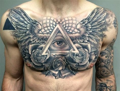 tatuajes de pecho hombre|Mejores tatuajes para pecho de hombre